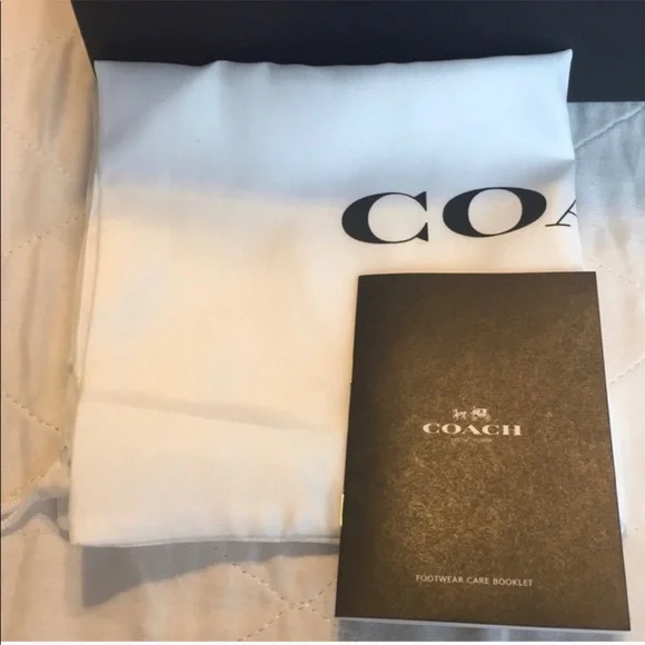 Coach Black Heeled Sandals Size 9 NWT